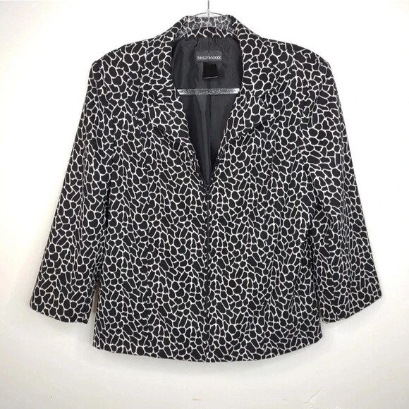 Molly & Maxx Zip-Up Blazer size Large - Picture 1 of 11